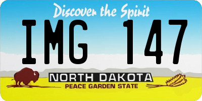 ND license plate IMG147