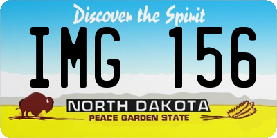 ND license plate IMG156