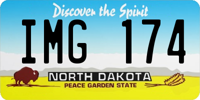 ND license plate IMG174