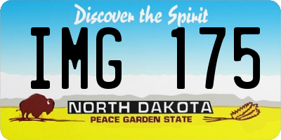 ND license plate IMG175