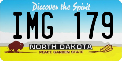 ND license plate IMG179