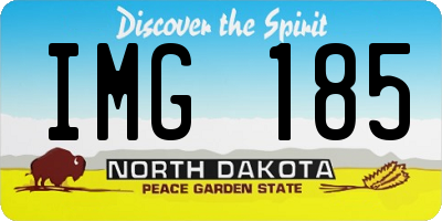 ND license plate IMG185