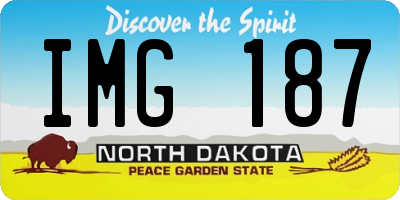 ND license plate IMG187