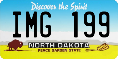 ND license plate IMG199