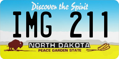 ND license plate IMG211