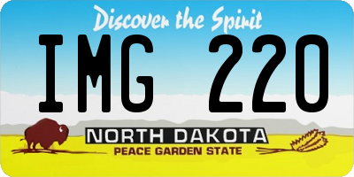 ND license plate IMG220