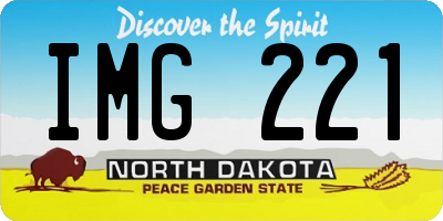 ND license plate IMG221