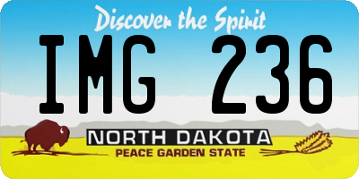ND license plate IMG236