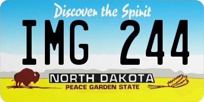 ND license plate IMG244