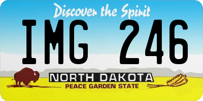 ND license plate IMG246