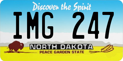 ND license plate IMG247