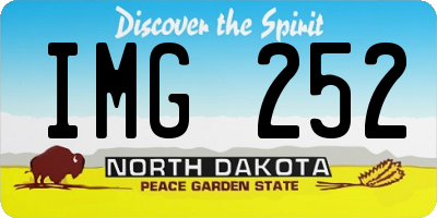 ND license plate IMG252