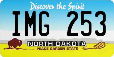 ND license plate IMG253