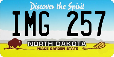 ND license plate IMG257