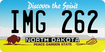 ND license plate IMG262