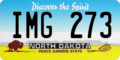 ND license plate IMG273