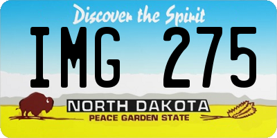 ND license plate IMG275