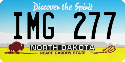 ND license plate IMG277