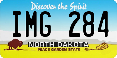 ND license plate IMG284