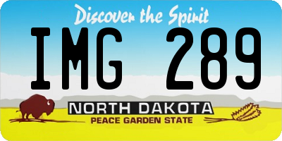 ND license plate IMG289