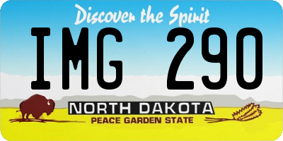 ND license plate IMG290