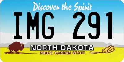 ND license plate IMG291