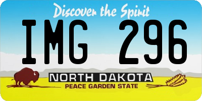 ND license plate IMG296