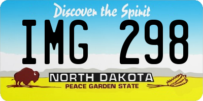 ND license plate IMG298