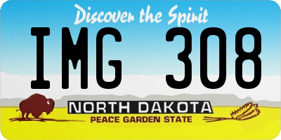 ND license plate IMG308