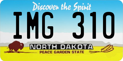 ND license plate IMG310