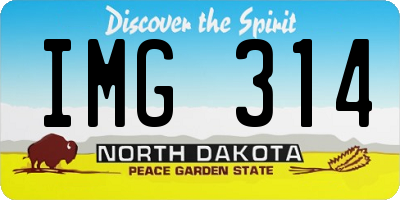 ND license plate IMG314