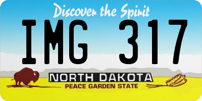 ND license plate IMG317