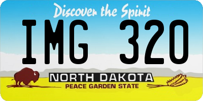 ND license plate IMG320