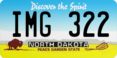 ND license plate IMG322