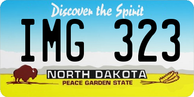 ND license plate IMG323