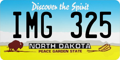 ND license plate IMG325