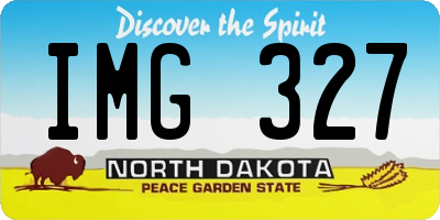 ND license plate IMG327