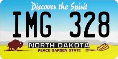 ND license plate IMG328