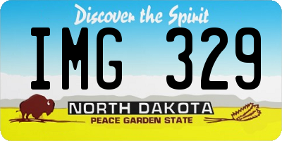 ND license plate IMG329