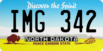 ND license plate IMG342