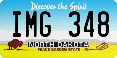 ND license plate IMG348