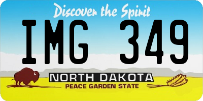 ND license plate IMG349