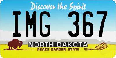 ND license plate IMG367