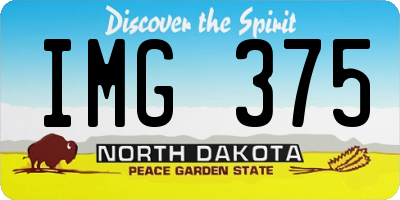 ND license plate IMG375
