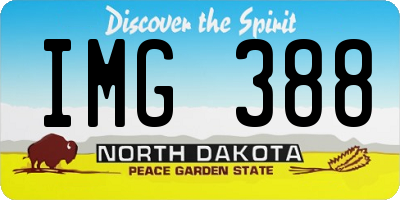 ND license plate IMG388