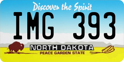 ND license plate IMG393