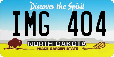 ND license plate IMG404