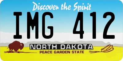 ND license plate IMG412