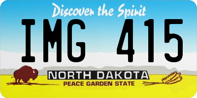 ND license plate IMG415
