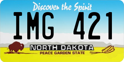 ND license plate IMG421